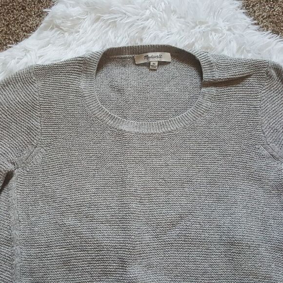 Madewell Sweater Gray Womens Size XS - Picture 4 of 5